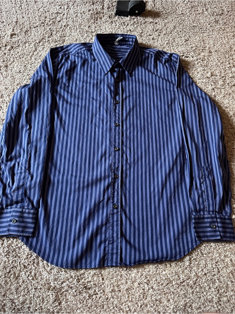 Men's Barneys Purple/Blue Dress Shirt